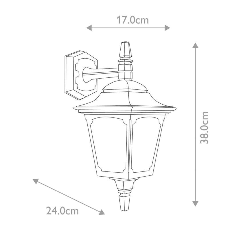 Elstead - Applique murale d'extérieur CHAPEL 1xE27/100W/230V IP44