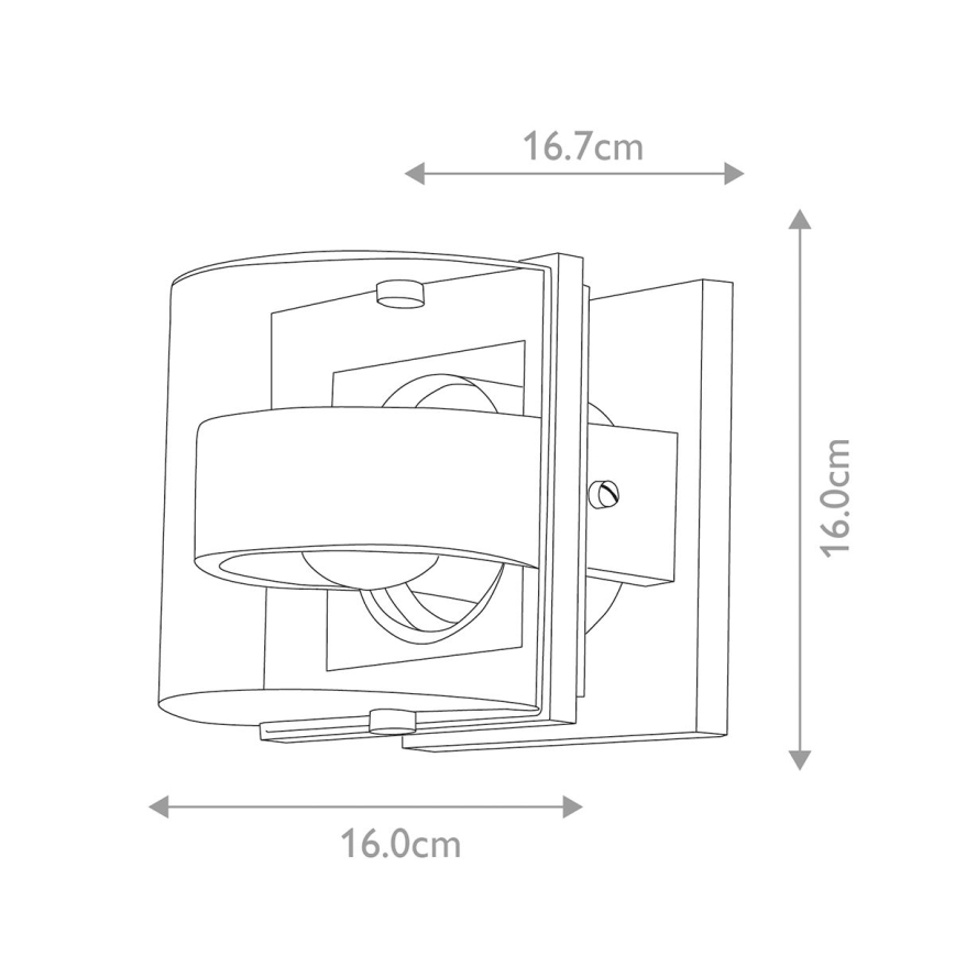 Elstead - Applique murale d'extérieur FRIDA 1xE27/60W/230V IP54