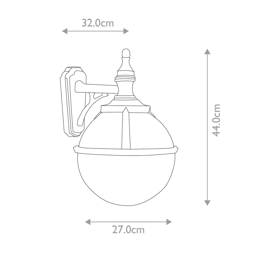 Elstead - Applique murale d'extérieur GLENBEIGH 1xE27/100W/230V IP44