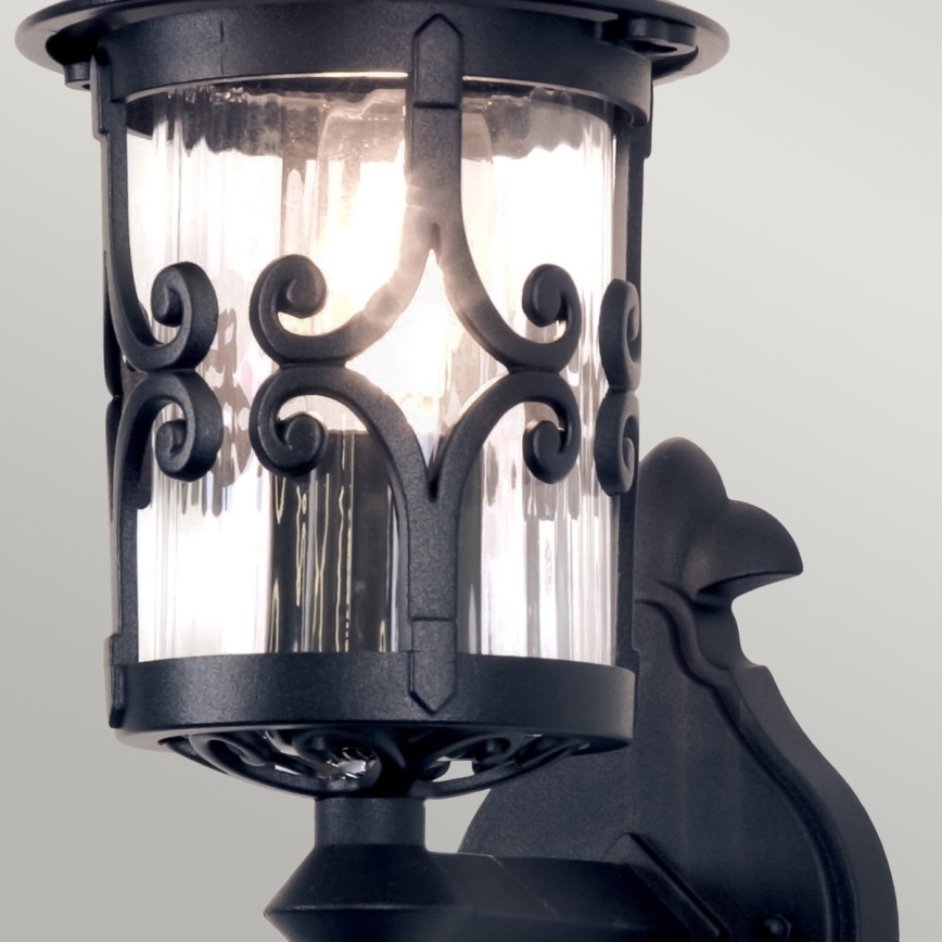 Elstead - Applique murale d'extérieur HEREFORD 1xE27/100W/230V IP23 noire