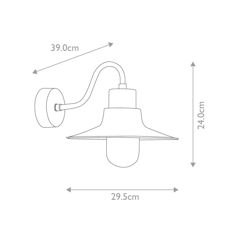 Elstead - Applique murale d'extérieur SHELDON 1xE27/100W/230V IP44 bronze