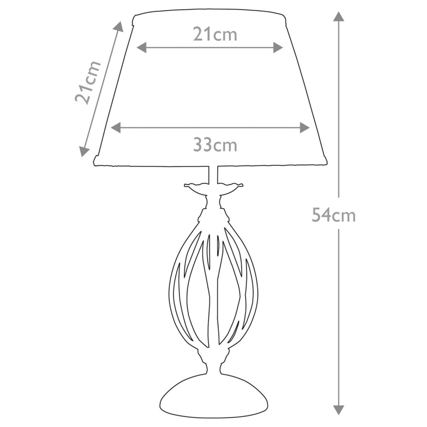 Elstead - Lampada da tavolo ARTISAN 1xE27/60W/230V nero
