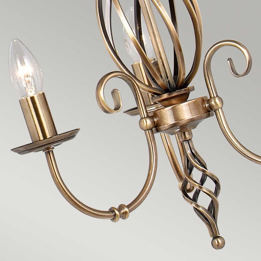Elstead - Suspension chaîne ARTISAN 3xE14/60W/230V