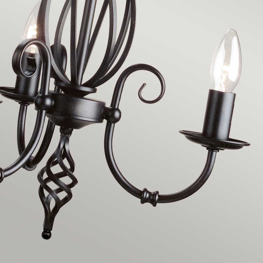 Elstead - Lampadario a sospensione con catena ARTISAN 3xE14/60W/230V
