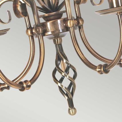 Elstead - Suspension chaîne ARTISAN 5xE14/60W/230V
