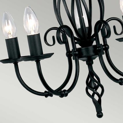 Elstead - Suspension chaîne ARTISAN 5xE14/60W/230V