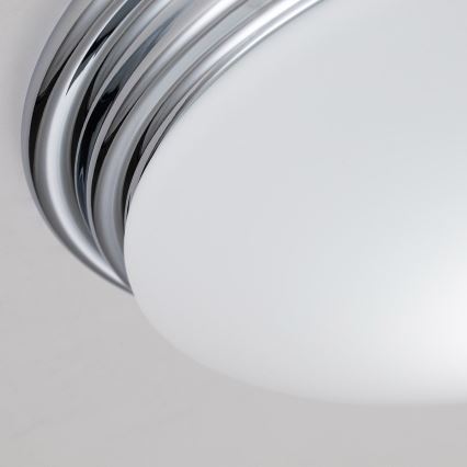 Elstead - Plafoniera LED da bagno BROMPTON 1xGX53/5,7W/230V IP44 cromo opaco