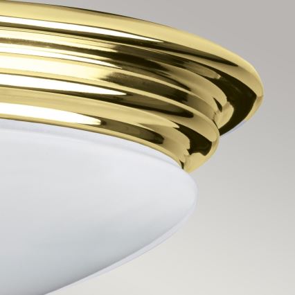 Elstead - Plafoniera LED da bagno BROMPTON 1xGX53/5,7W/230V IP44 oro