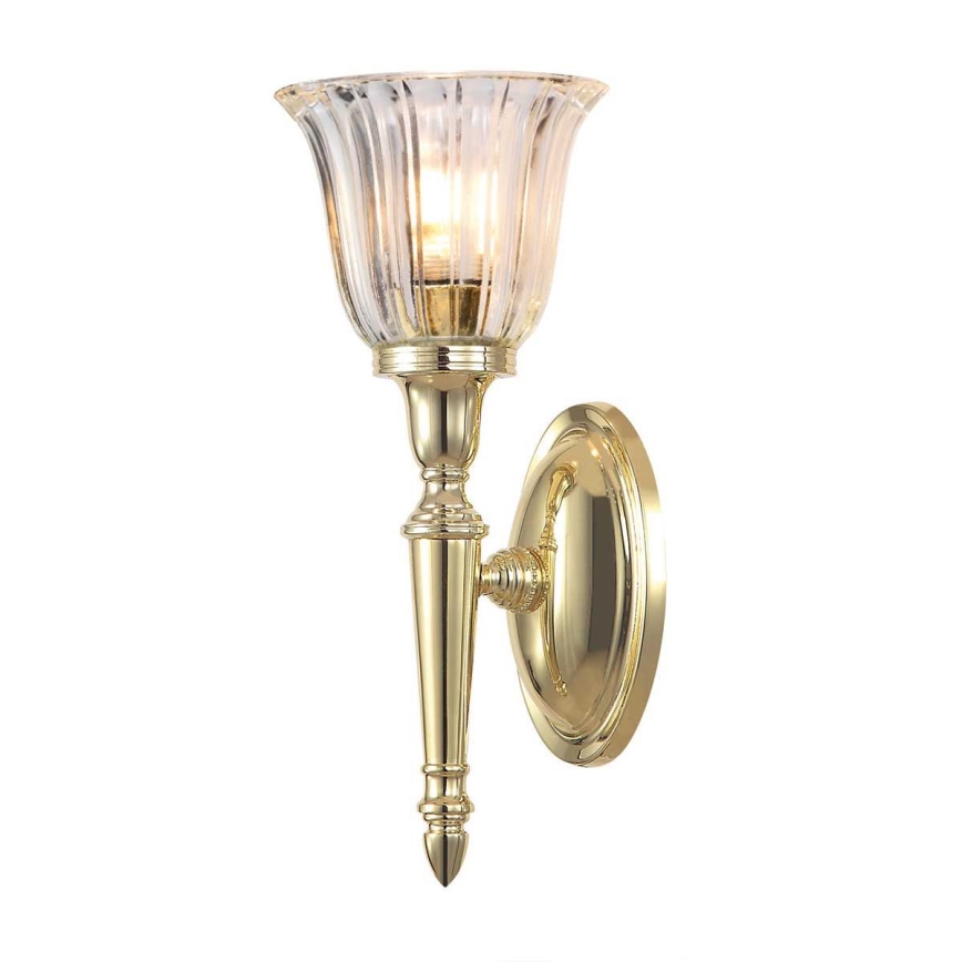 Elstead - LED Badezimmer-Wandleuchte DRYDEN 1xG9/3W/230V IP44 goldfarben