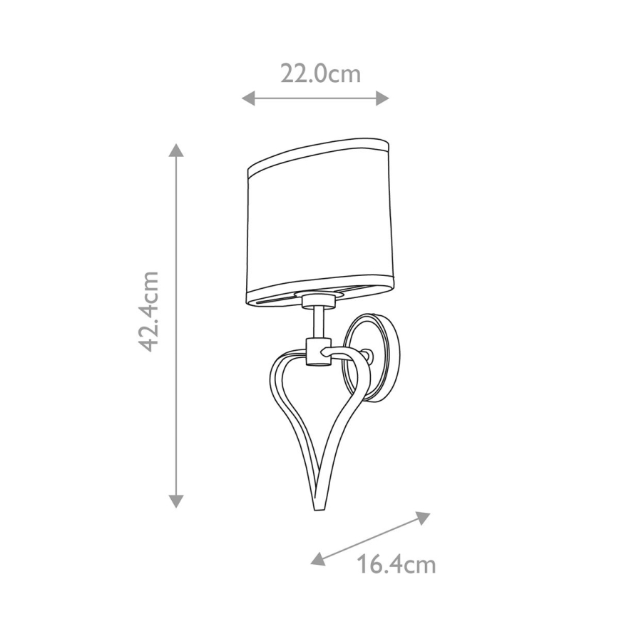 Elstead BATH-FALMOUTH-FG - Applique LED per bagno FALMOUTH 1xG9/3W/230V + LED/1W IP44