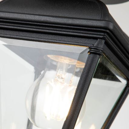 Elstead - Plafoniera da esterno BAYVIEW 1xE27/60W/230V IP44 nera