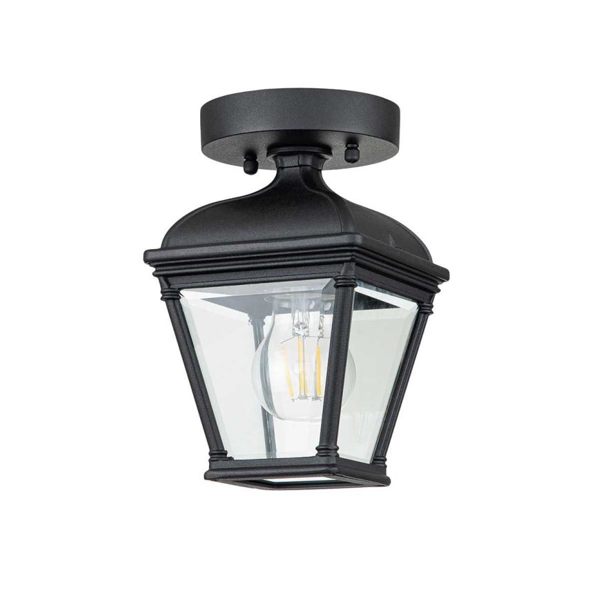 Elstead - Plafoniera da esterno BAYVIEW 1xE27/60W/230V IP44 nera