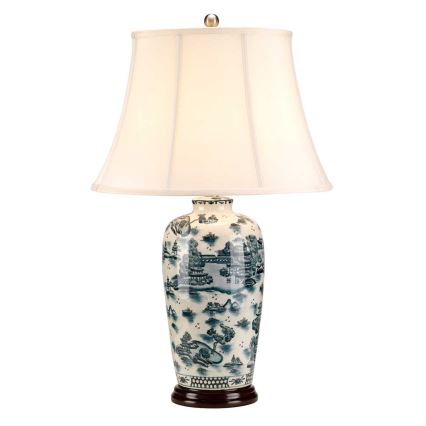 Elstead - Lampada da tavolo BLU TRADITIONAL 1xE27/60W/230V