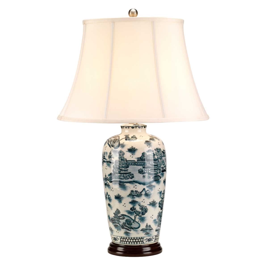 Elstead - Lampada da tavolo BLU TRADITIONAL 1xE27/60W/230V