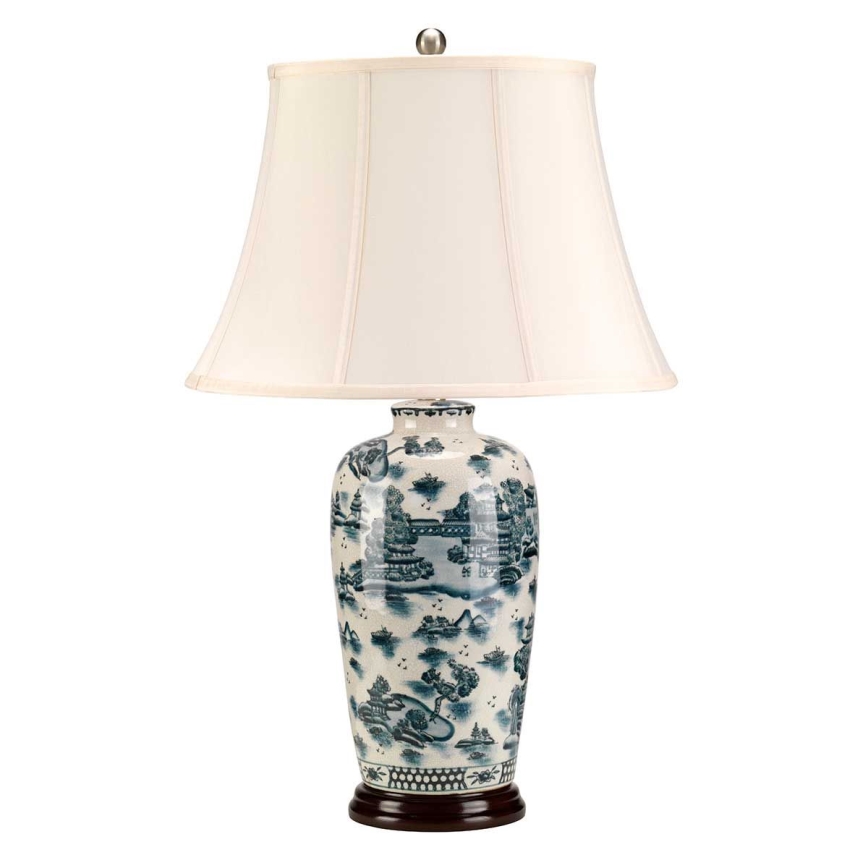 Elstead - Lampada da tavolo BLU TRADITIONAL 1xE27/60W/230V