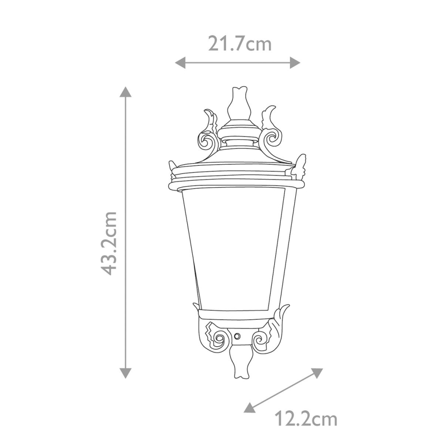 Elstead - Applique murale extérieure BALTIMORE 1xE27/60W/230V IP44 bronze