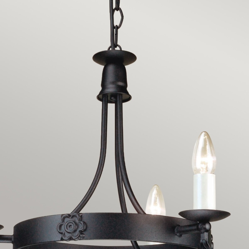 Elstead - Lampadario a sospensione con catena BELFRY 3xE14/60W/230V