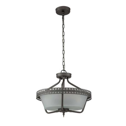 Elstead - Lampadario a plafone CROWN 3xE27/60W/230V