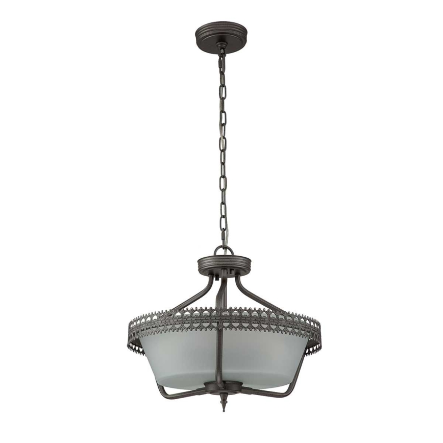 Elstead - Lampadario a plafone CROWN 3xE27/60W/230V