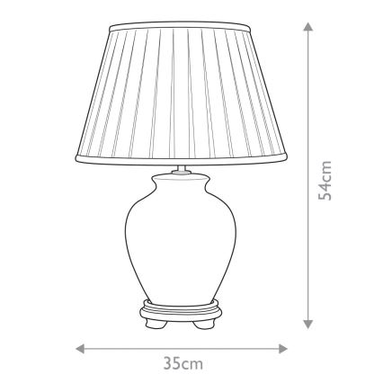 Elstead - Lampada da tavolo LINYI 1xE27/60W/230V