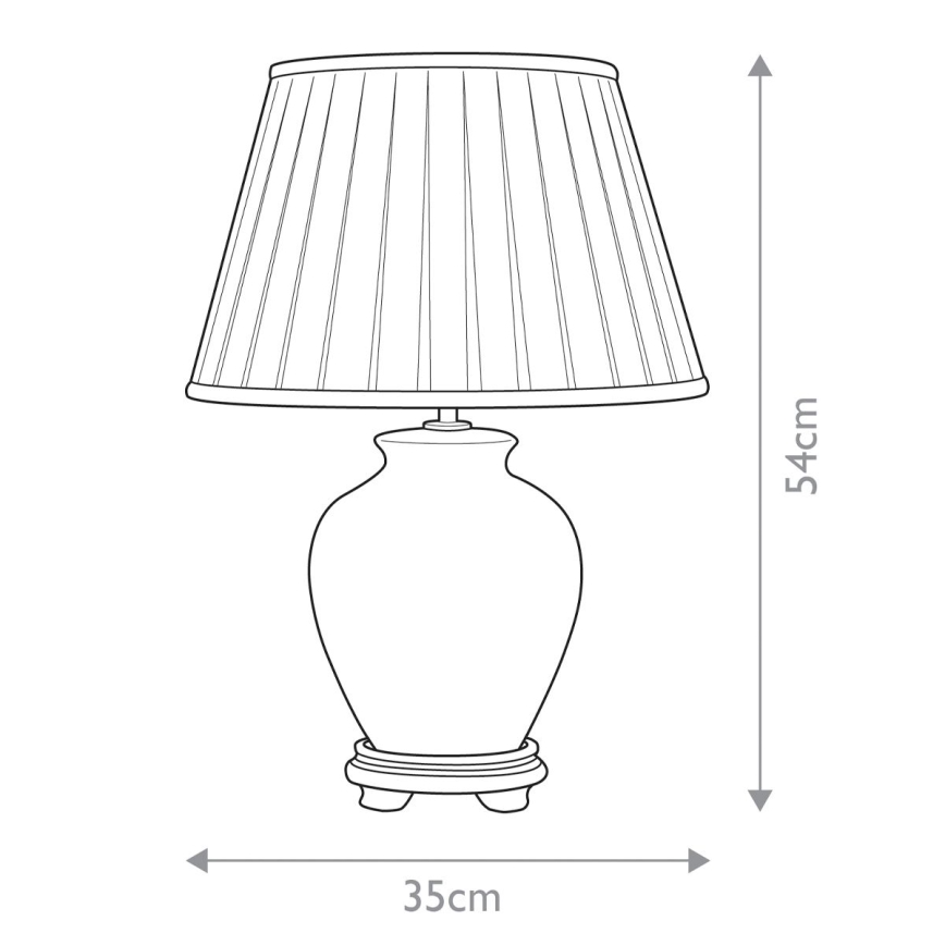 Elstead - Lampada da tavolo LINYI 1xE27/60W/230V