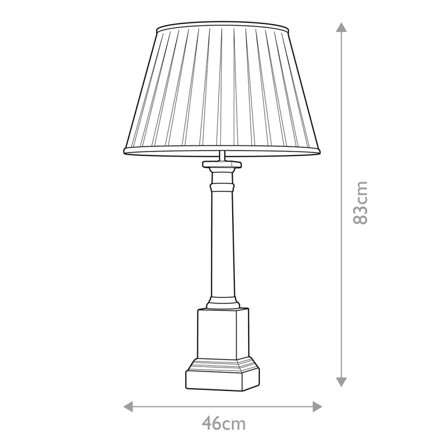 Elstead - Lampe de table LOUVIERS 1xE27/60W/230V