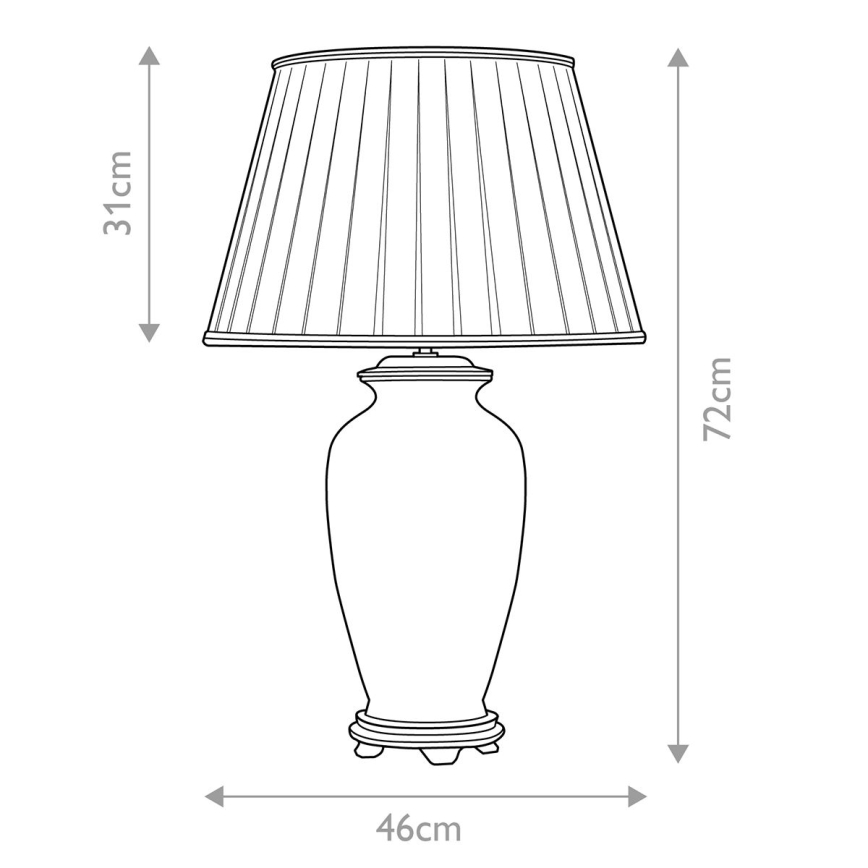 Elstead - Lampe de table PING 1xE27/60W/230V
