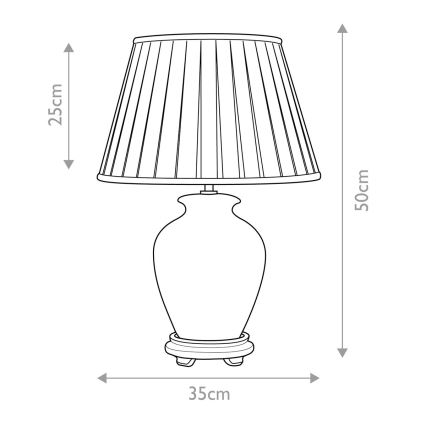 Elstead - Lampe de table SOLING 1xE27/60W/230V