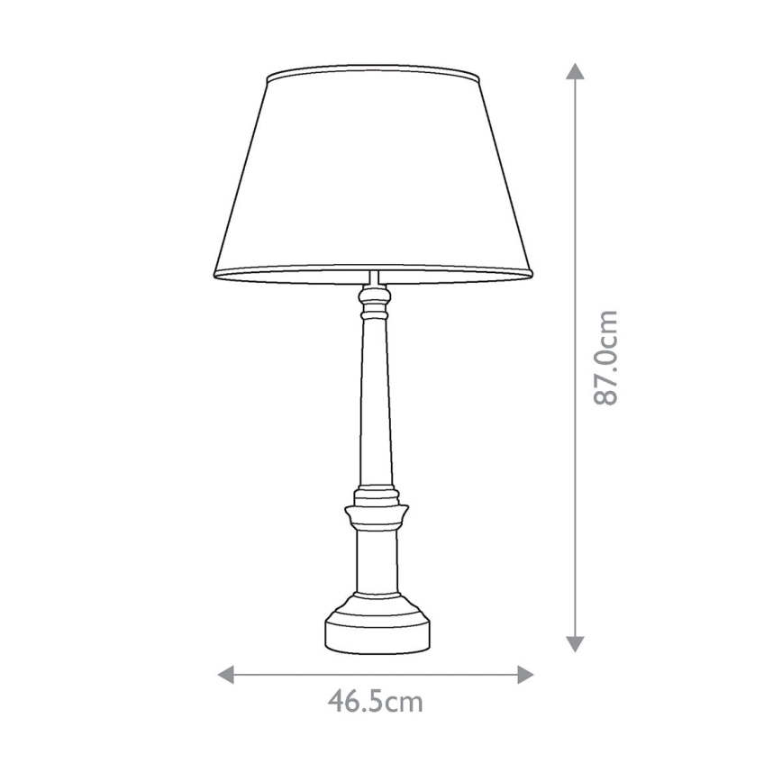 Elstead - Lampada da tavolo STRASBOURG 1xE27/60W/230V