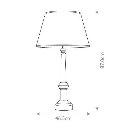 Elstead - Lampe de table STRASBOURG 1xE27/60W/230V