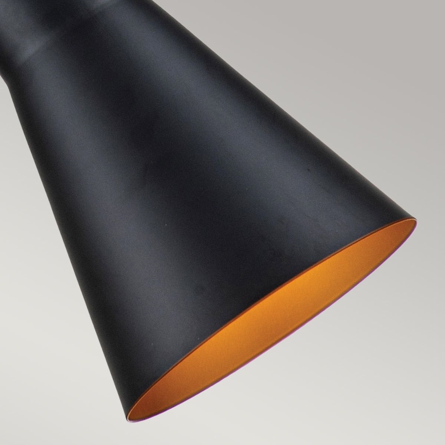 Elstead - Hängeleuchte ETOILE 1xE27/60W/230V d 17,8 cm schwarz