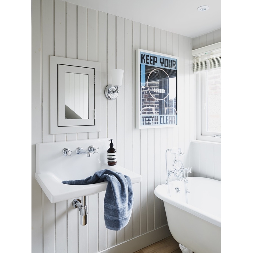 Elstead FE-HUGOLAKE1BATH - Applique da bagno a LED HUGOLAKE 1xG9/3W/230V IP44
