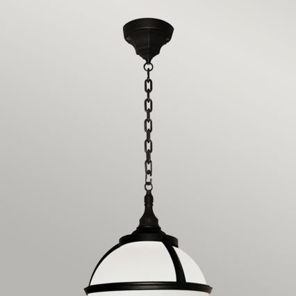 Elstead - Lampadario da esterno a sospensione con catena GLENBEIGH 1xE27/60W/230V IP44