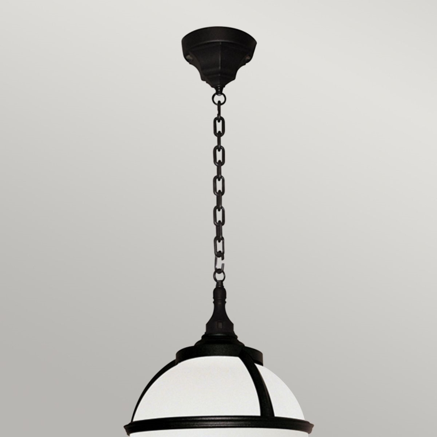 Elstead - Lampadario da esterno a sospensione con catena GLENBEIGH 1xE27/60W/230V IP44