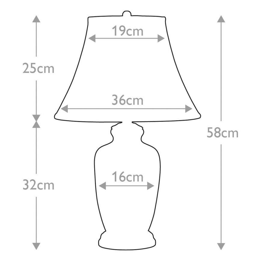 Elstead - Lampada da tavolo GOLDTHISTLE 1xE27/60W/230V
