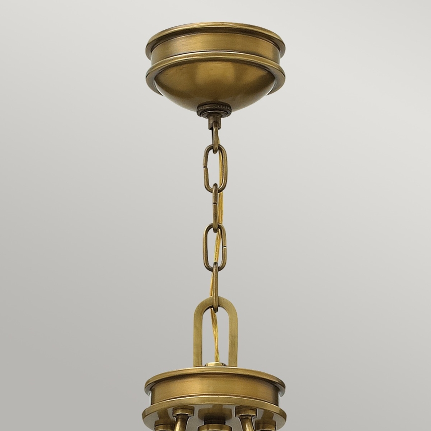 Elstead HK-COLLIER5 - Lampadario a catena COLLIER 5xE27/100W/230V