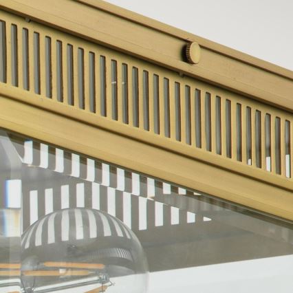 Elstead - Außen-Deckenleuchte HOLBORN 2xE27/60W/230V IP44 goldfarben