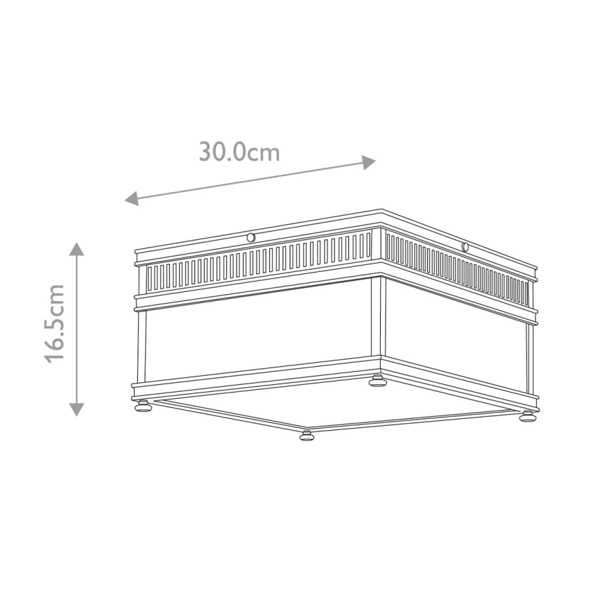 Elstead - Plafoniera da esterno HOLBORN 2xE27/60W/230V IP44 dorata