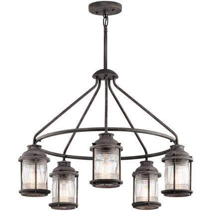 Elstead KL-ASHLANDBAY-5P - Suspension d'extérieur ASHLAND 5xE27/60W/230V IP44