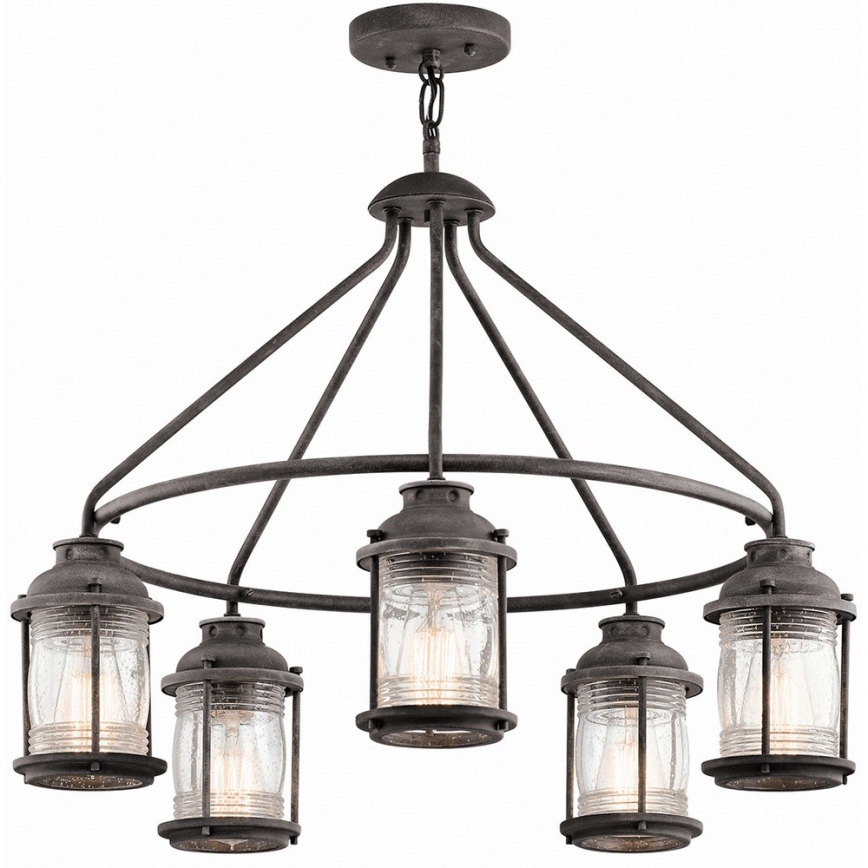 Elstead KL-ASHLANDBAY-5P - Suspension d'extérieur ASHLAND 5xE27/60W/230V IP44