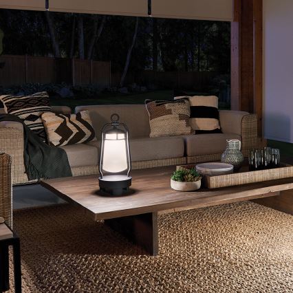 Elstead KL-LYNDON-BT-B-BK-Lampe d'extérieur avec enceinte LYNDON LED/3W/230V IP44 300 mA