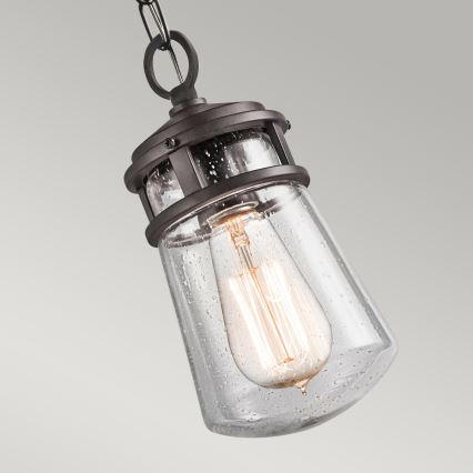 Elstead KL-LYNDON8-S-AZ - Suspension d'extérieur LYNDON 1xE27/75W/230V IP44 anthracite