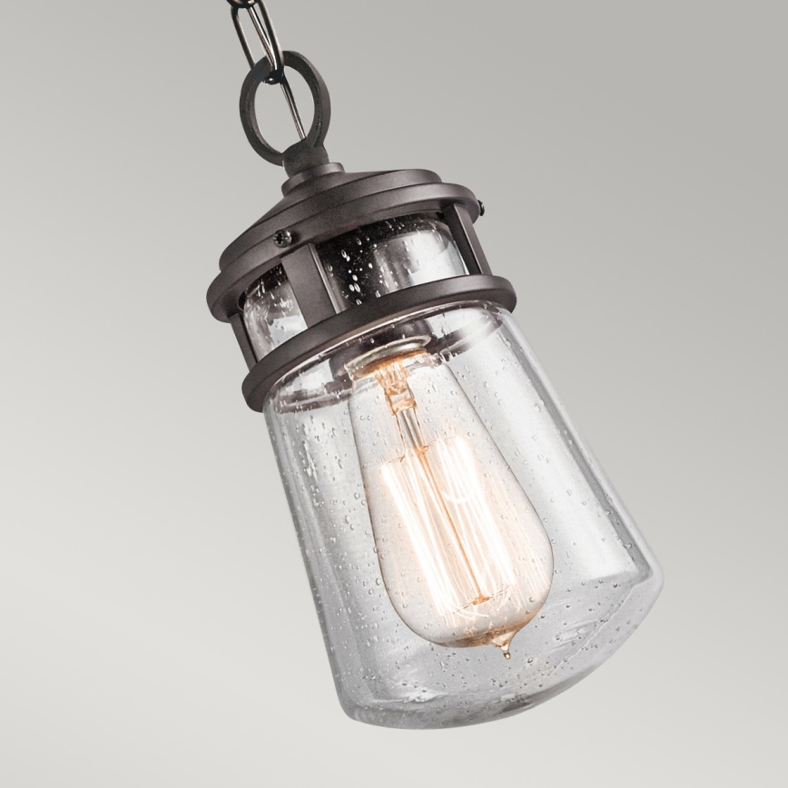 Elstead KL-LYNDON8-S-AZ - Suspension d'extérieur LYNDON 1xE27/75W/230V IP44 anthracite