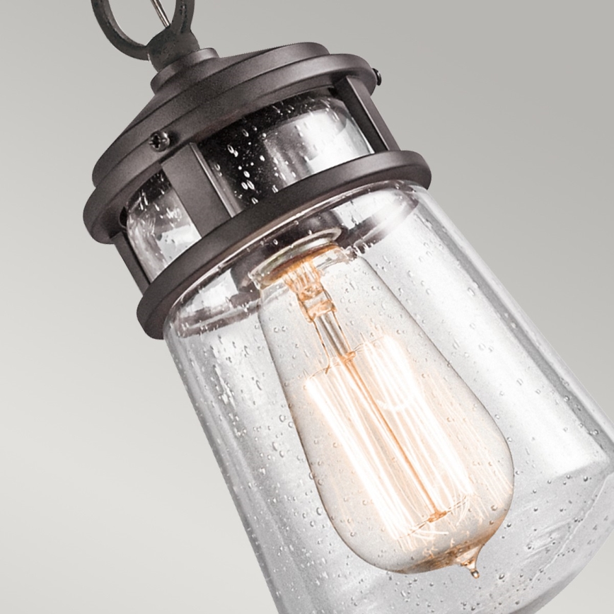 Elstead KL-LYNDON8-S-AZ - Suspension d'extérieur LYNDON 1xE27/75W/230V IP44 anthracite