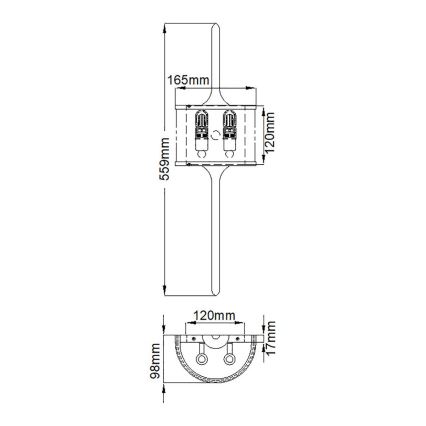 Elstead - Lampada LED da bagno MONA 2xG9/3,5W/230V IP44 cromo lucido