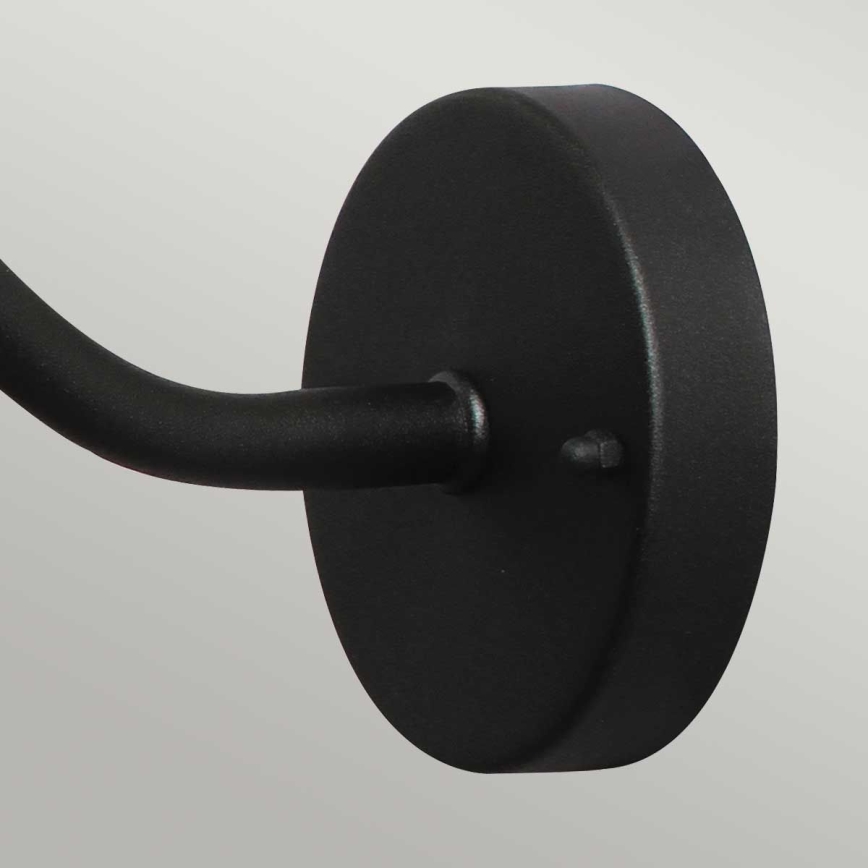 Elstead - Lampada da esterno KLAMPENBORG 1xE27/60W/230V IP44 nera