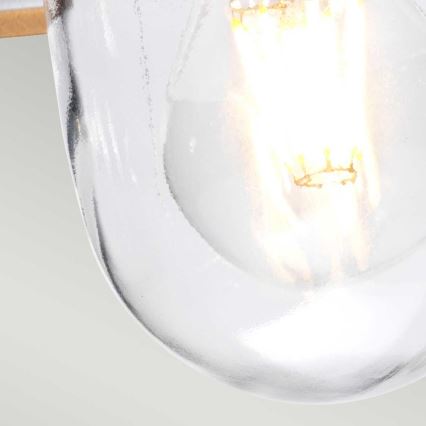 Elstead - Außenleuchte an Kette KLAMPENBORG 1xE27/60W/230V IP44 mattchrom