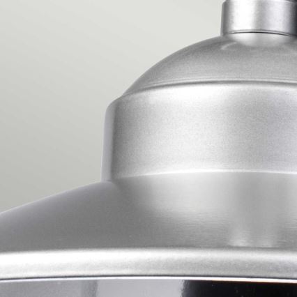 Elstead - Lampada a sospensione da esterno a catena KLAMPENBORG 1xE27/60W/230V IP44 cromo opaco