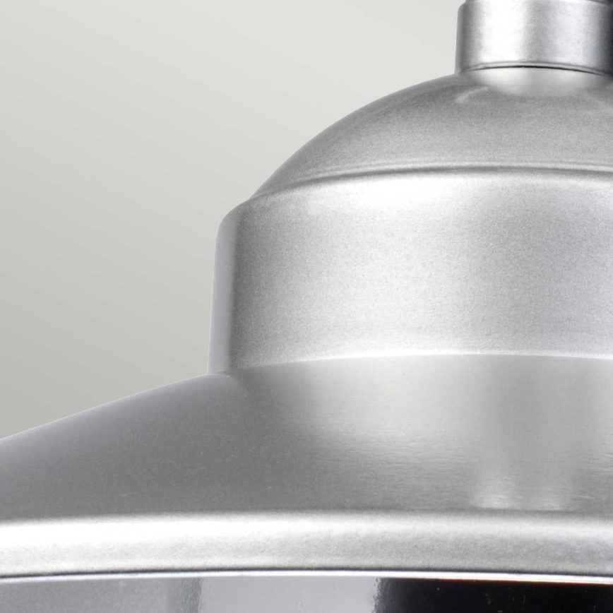 Elstead - Lampada a sospensione da esterno a catena KLAMPENBORG 1xE27/60W/230V IP44 cromo opaco