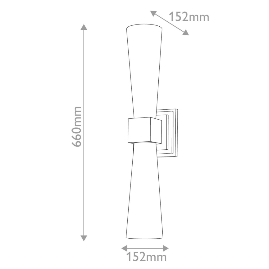 Elstead - Applique da bagno LED KRISTY 2xG9/4W/230V IP44 ramata